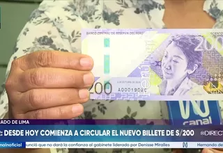 Presentan billetes de S/ 200 tendrán un nuevo hilo de seguridad