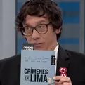 Presentan Crímenes en Lima 2 en la FIL