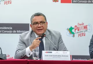 Juan José Santiváñez: Presentan denuncia constitucional contra ministro