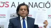 Edward Málaga sobre tercera moción de vacancia: Es el primer paso para lograr elecciones generales adelantadas con reformas  - Noticias de hongo-negro