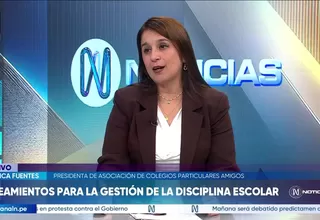 ADECOPA pide respaldo del Minedu para aplicar medidas disciplinarias en los colegios
