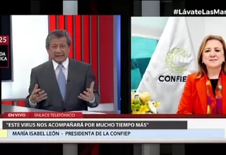 Presidenta de Confiep: Hay que tomar con prudencia la fase 4 de la reactivación económica