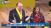 Presidenta Dina Boluarte asistió a juramentación de López Aliaga como alcalde de Lima - Noticias de rafael-lopez