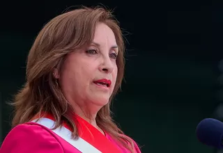 Presidenta Dina Boluarte: "No nos doblegarán con sus mentiras"