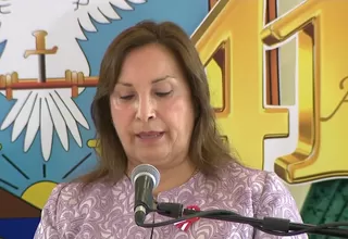 Presidenta Dina Boluarte participó en aniversario de la Dircote: Garantizamos la paz y la tranquilidad social