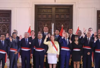 Presidenta Dina Boluarte tomó juramento a tres nuevos ministros