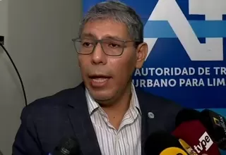 Presidente de la ATU sobre suspensión de corredores: Garantizo que voy a dar lo mejor para que eso no pase