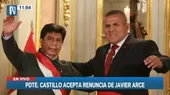 Presidente Castillo aceptó la renuncia de Javier Arce al Midagri - Noticias de Richard Arce