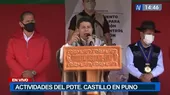 Presidente Castillo anuncia Consejo de Ministros Descentralizado el 8 de abril en Puno - Noticias de puno