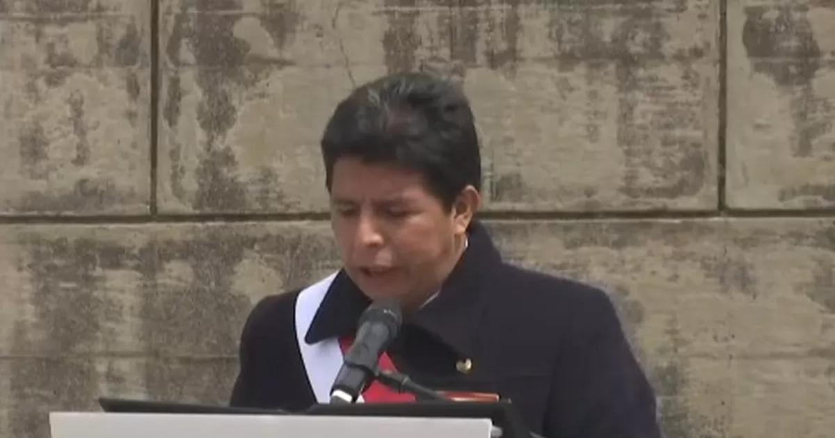 Presidente Castillo durante ceremonia por la Batalla de Junín: Lucharé contra las fuerzas golpistas