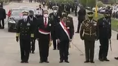 Presidente Castillo llega a la Gran Parada Militar  - Noticias de militares