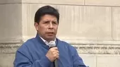 Presidente Castillo: “Nos tildaban de terroristas, hoy mostramos lo contrario” - Noticias de mocion-censura
