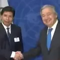 Presidente Castillo se reunió con el secretario general de la ONU 