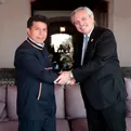 Presidente Castillo se reunió con su homólogo de Argentina