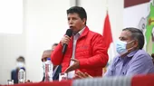 Presidente Castillo: “En seis meses no se puede hacer todo lo que el pueblo demanda” - Noticias de Amazonas