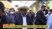 Presidente Castillo visitó el Hospital del Niño de Breña: "Falta mucho por hacer en salud" - Noticias de nino