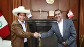 Presidente Castillo y el ministro Iber Maraví sostuvieron reunión  - Noticias de iber-maravi
