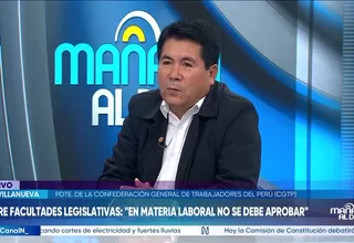 Presidente de la CGTP cuestiona aumento de la RMV en dos tramos