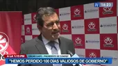 Óscar Caipo: "Hemos perdido 100 días valiosos de Gobierno" - Noticias de Óscar Vílchez