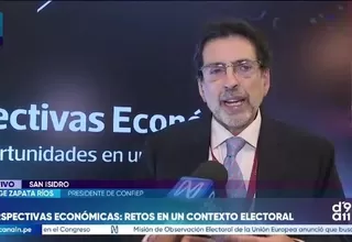 Presidente de Confiep: Incertidumbre electoral presiona inversiones