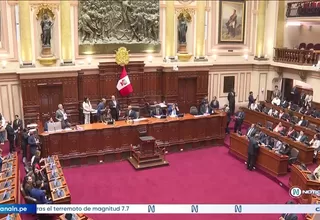 Presidente del Congreso convoca a Pleno este lunes 17 de agosto