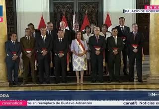 Dina Boluarte tomó juramento al nuevo Gabinete Ministerial