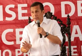 Presidente Humala confía en que Congreso otorgue el voto de confianza