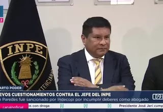 Presidente del INPE fue sancionado y pagó multa tras asumir cargo