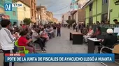 Presidente de la Junta de Fiscales de Ayacucho llegó a Huanta - Noticias de romelu lukaku