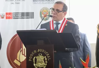 Presidente del Poder Judicial: “Todo aquel que mate a un policía merece cadena perpetua”