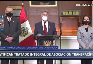 Presidente Sagasti participa en ceremonia de ratificación de Acuerdo Transpacífico