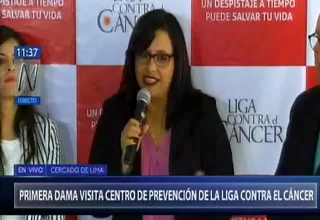 Primera dama sostiene que "hacerse un chequeo preventivo es un acto de amor"