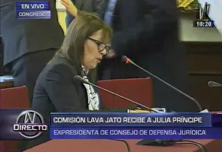 Príncipe en el Congreso: Se ha retrocedido en lo que la Defensa Jurídica avanzó