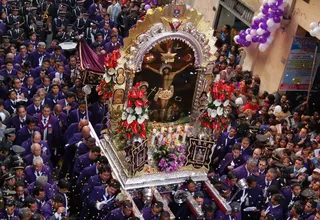 Procesión final del Señor de los Milagros este sábado en Lima
