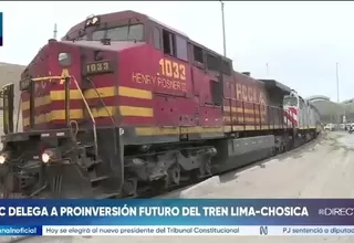 ProInversión gestionará concesión del Ferrocarril del Centro