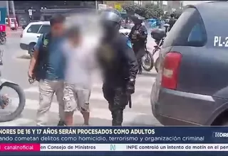 Promulgan decreto que permite juzgar a adolescentes como adultos