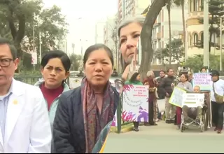 Protesta de pacientes con enfermedades raras por falta de medicamentos