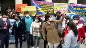 Protesta de trabajadores CAS - Noticias de trabajadores