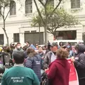 Protesta de trabajadores de Diris Lima Centro exige mejor gesti&oacute;n y m&aacute;s insumos m&eacute;dicos