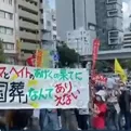 Protestas en Tokio por funeral de Shinzo Abe