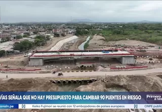 Provías afirma que no cuenta con presupuesto para cambiar más de 90 puentes