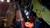 Pucallpa: Dos obreros rescatados tras quedar atrapados en zanja - Noticias de obrero