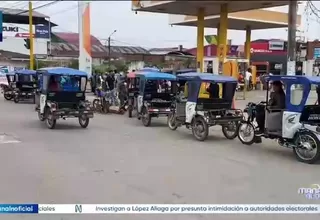 Pucallpa: Largas colas en grifos por desabastecimiento de combustible durante tercer día de paro