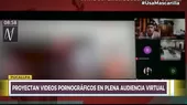 Pucallpa: Proyectan videos pornográficos en plena audiencia virtual  - Noticias de pucallpa