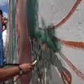 Pucallpa: realizan mural en homenaje a los defensores de la Amazonía