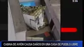 Pueblo Libre: cabina de avión cayó sobre el patio de vivienda - Noticias de cabinas