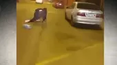 Pueblo Libre: mujer es arrastrada varios metros tras robarle celular - Noticias de Per�� Libre