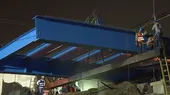 Puente La Amistad: Colocan estructura peatonal que une Miraflores y San Isidro - Noticias de isidro-vasquez