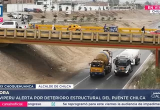 CoviPerú alerta por deterioro estructural del puente Chilca