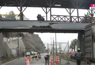 Puente de la Costa Verde estará inhabilitado por cuatro días tras accidente